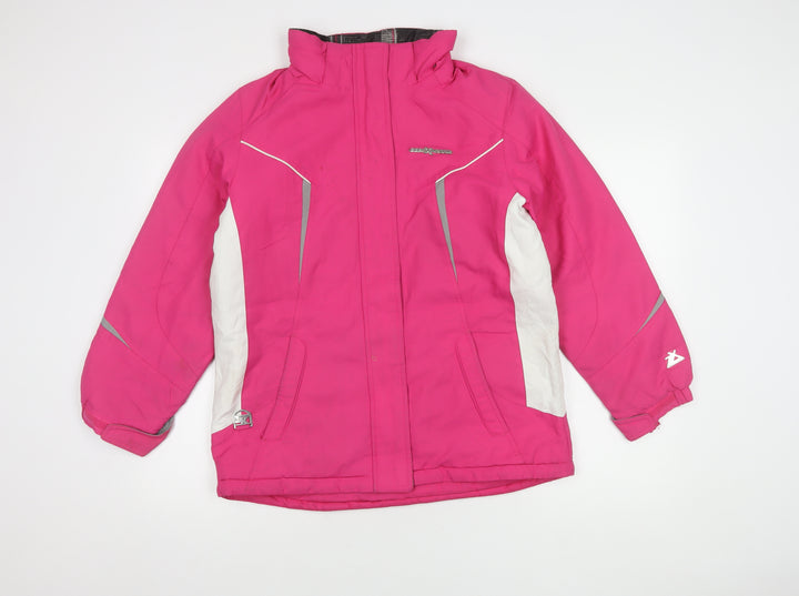 ZeroXposur Girls Pink Ski Jacket UK Size 16 Winter