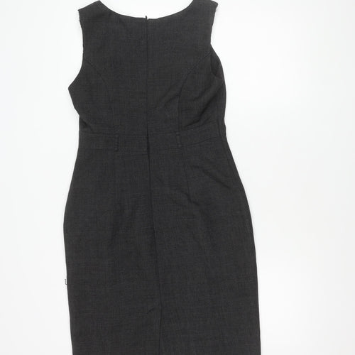 Dunnes Women's Grey Sheath Dress Size 12