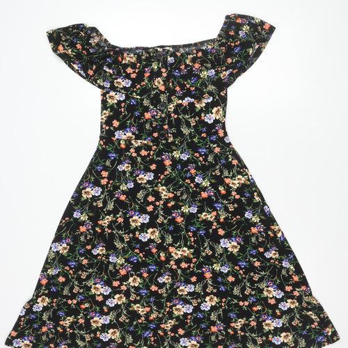 Oasis Women's Multicoloured Floral Dress - Size S