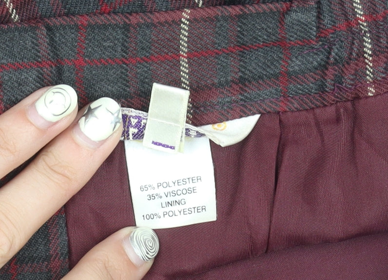 Classic Allders Women's Plaid Pencil Skirt Size 12