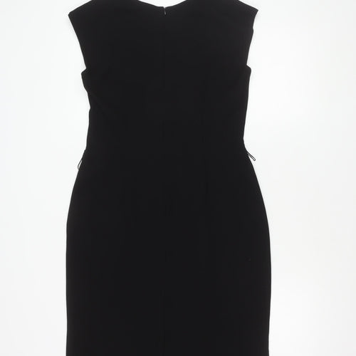 Wallis Women's Black Size 12 Sleeveless Dress