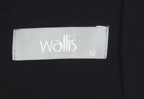 Wallis Women's Black Size 12 Sleeveless Dress
