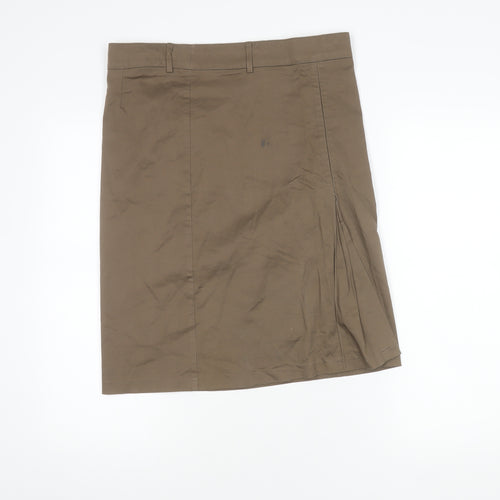 Zara Basic Women's Brown Skirt Size 12