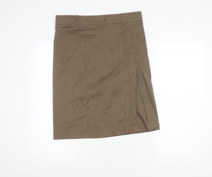 Zara Basic Women's Brown Skirt Size 12