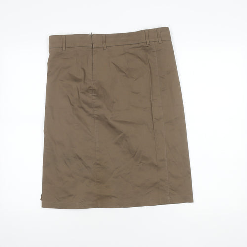 Zara Basic Women's Brown Skirt Size 12