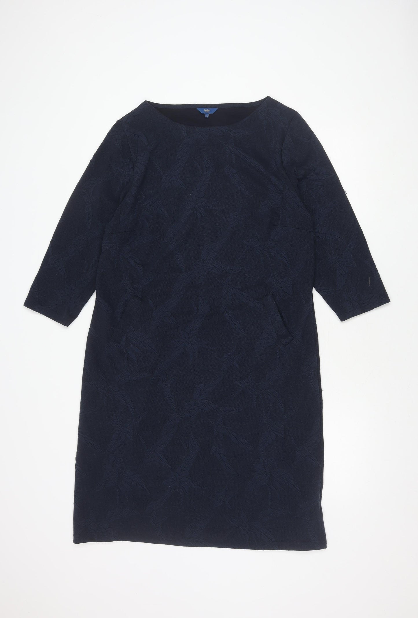 Cotton Traders Women's Blue Dress Size 16