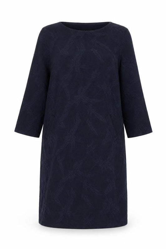 Front view of Cotton Traders Women's Blue Dress, size 16