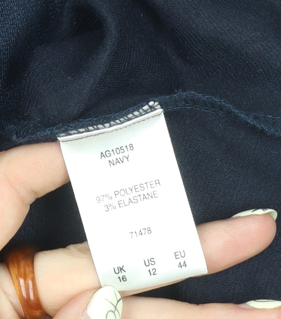 Cotton Traders Women's Blue Dress Size 16