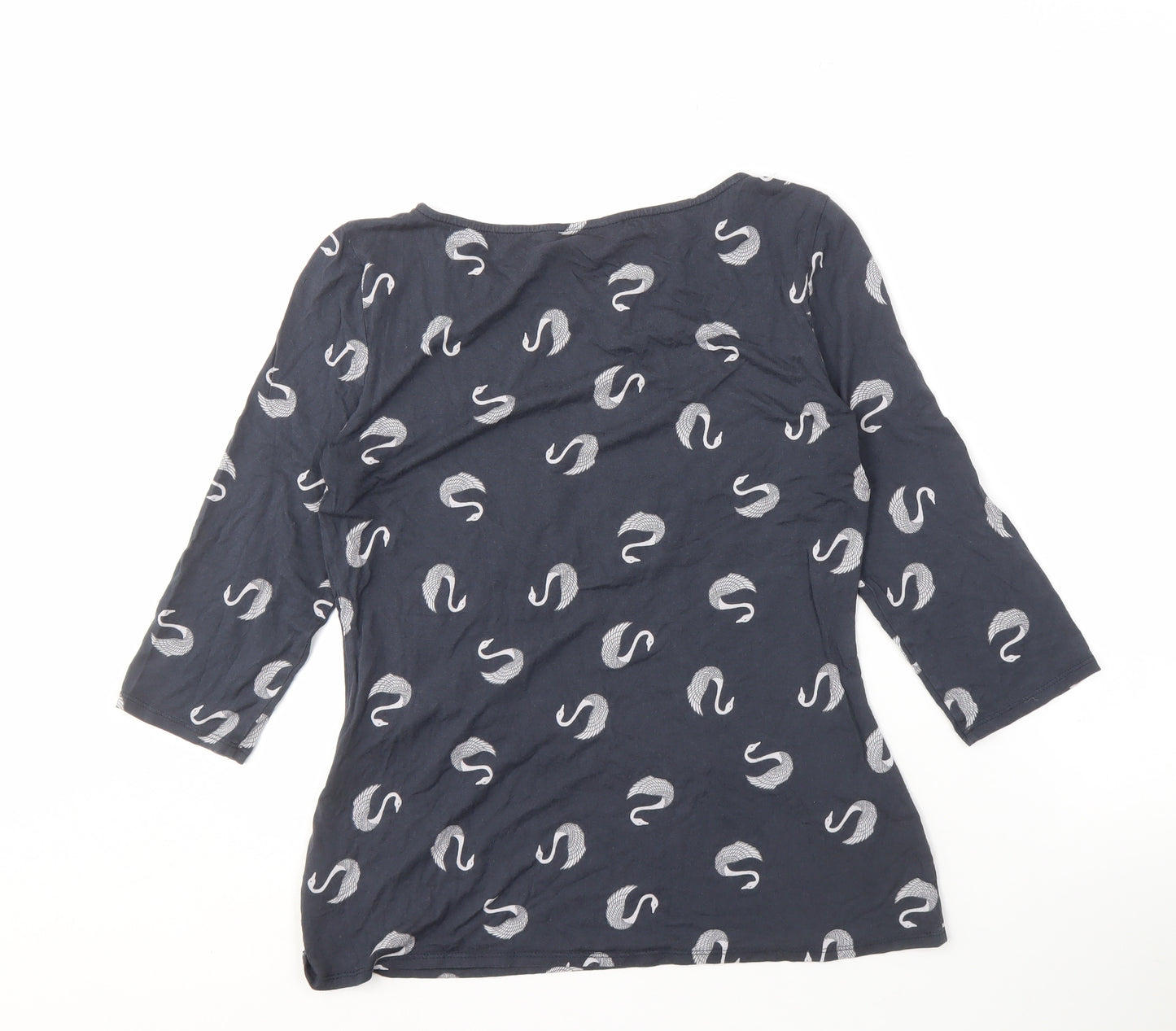 Phase Eight Women's Blue Wrap Top Size 14