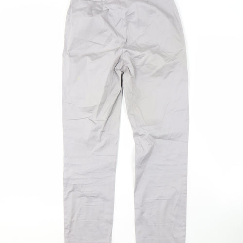 Marks and Spencer Women's Grey Straight Trousers Size 6