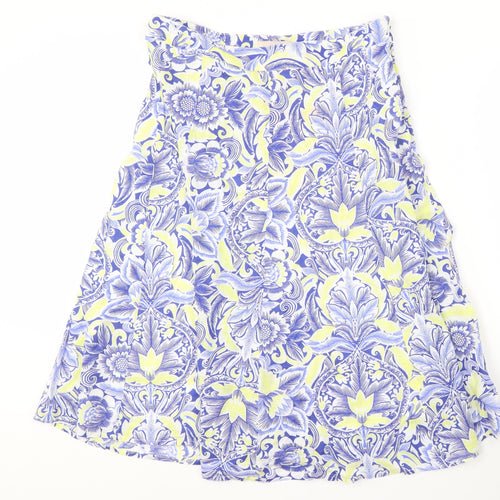 Marks and Spencer Women's Floral Cotton Skirt Size 12