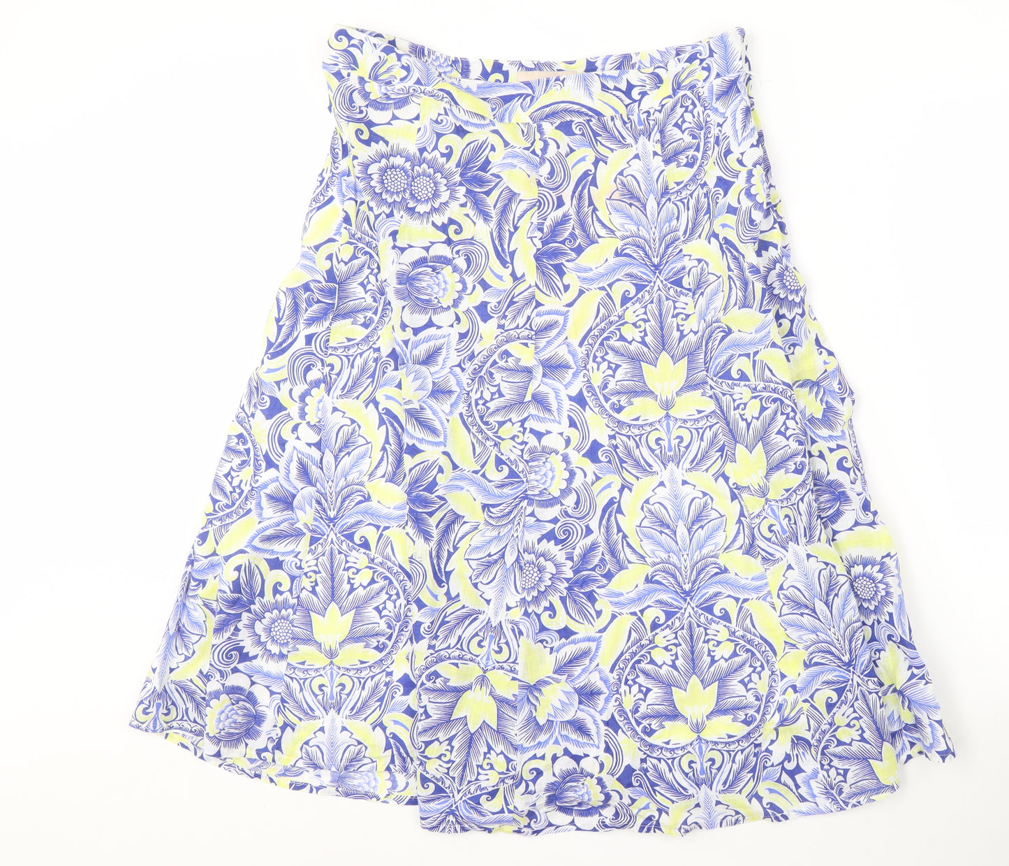Marks and Spencer Women's Floral Cotton Skirt Size 12