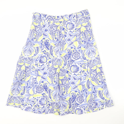 Marks and Spencer Women's Floral Cotton Skirt Size 12