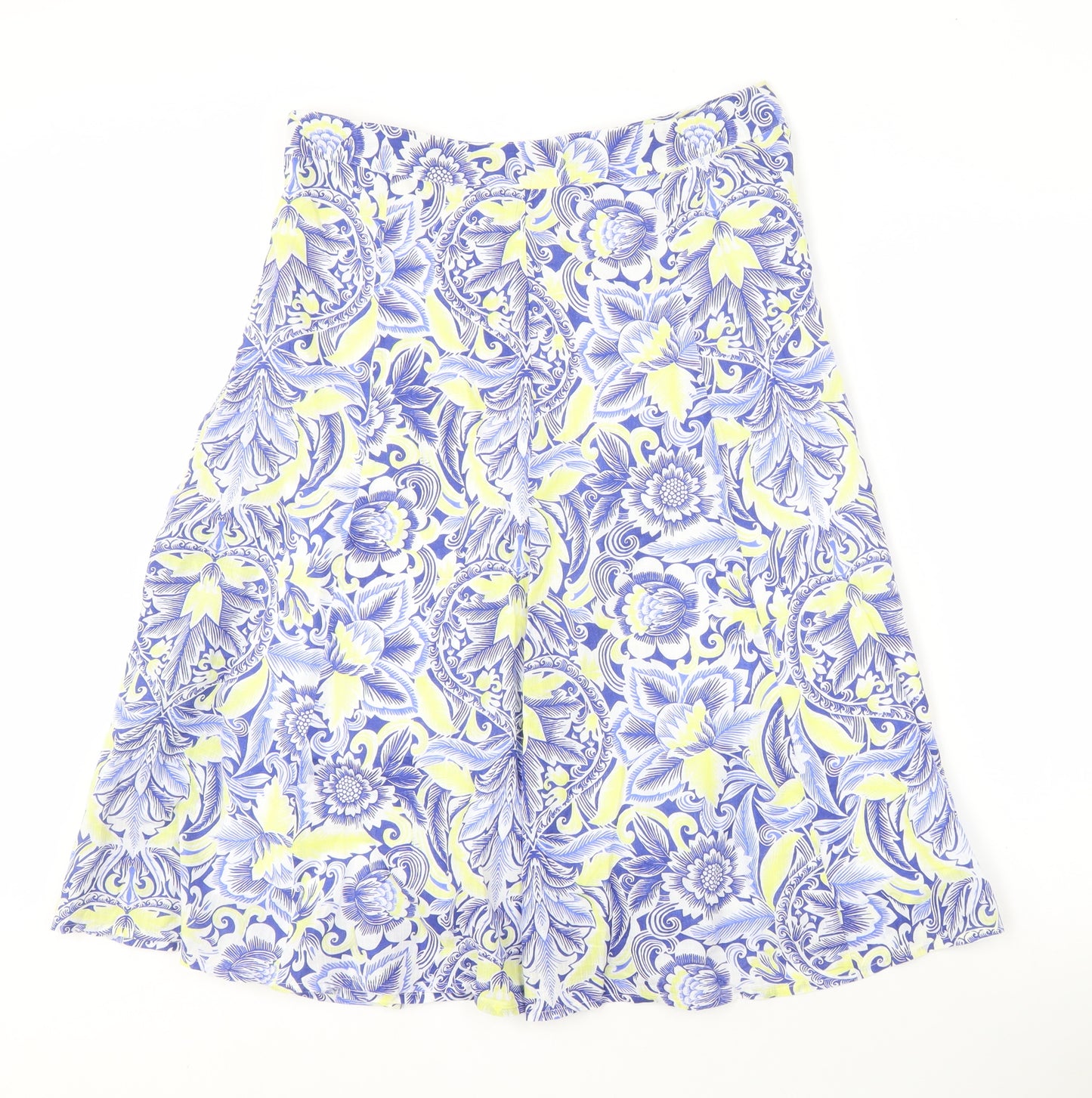 Marks and Spencer Women's Floral Cotton Skirt Size 12