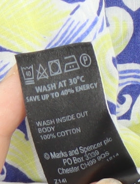 Marks and Spencer Women's Floral Cotton Skirt Size 12