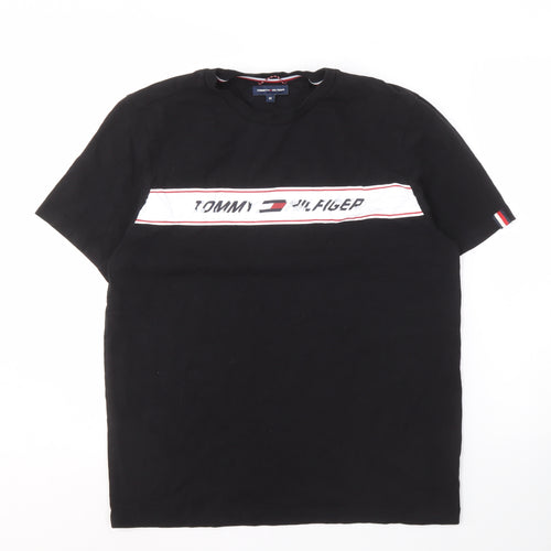 Tommy Hilfiger Men’s Black Logo T-Shirt Medium