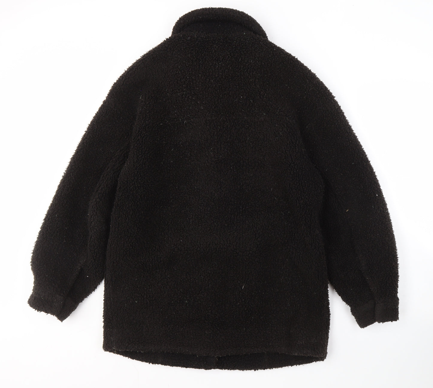 & Other Stories Women's Black Mid-Length Jacket, Size 2