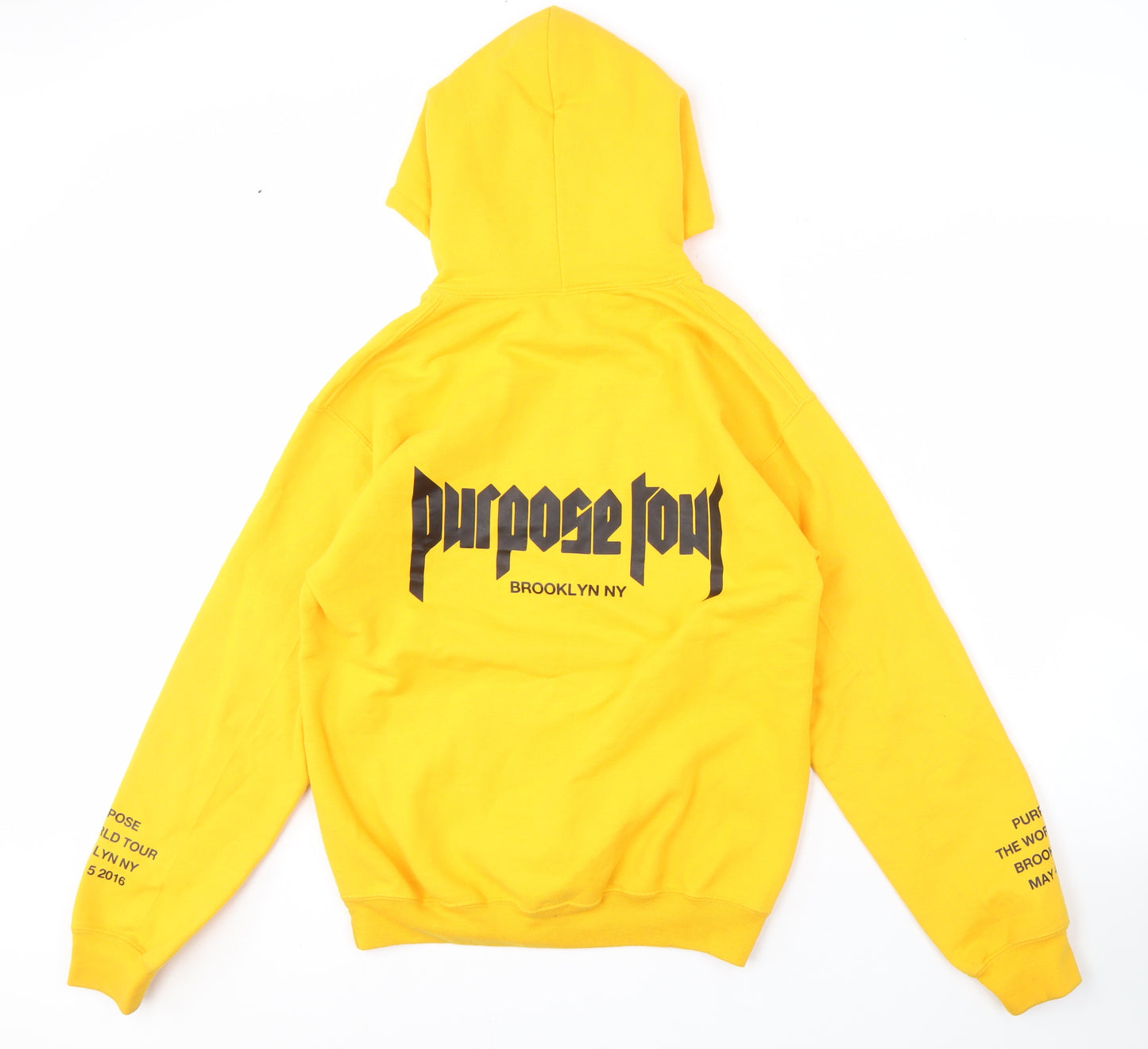 Gildan Men's Yellow Security Hoodie S Pullover