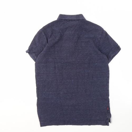 Superdry Men's Blue Polo Shirt - Small