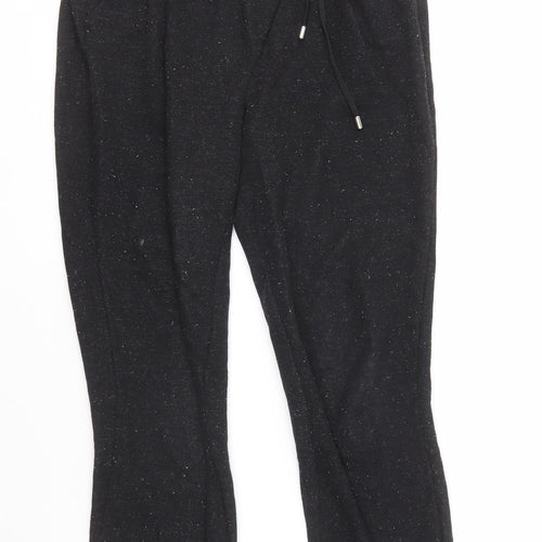 Reserved Black Flecked Jogger Trousers Unisex M