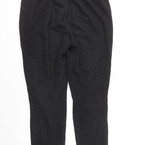 Reserved Black Flecked Jogger Trousers Unisex M