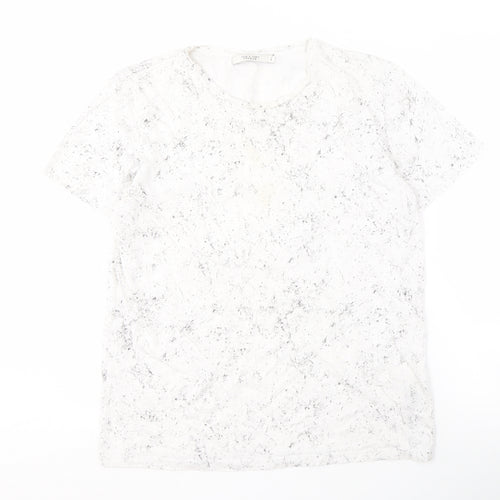 Jack & Jones Men's White Graphic Print T-Shirt L