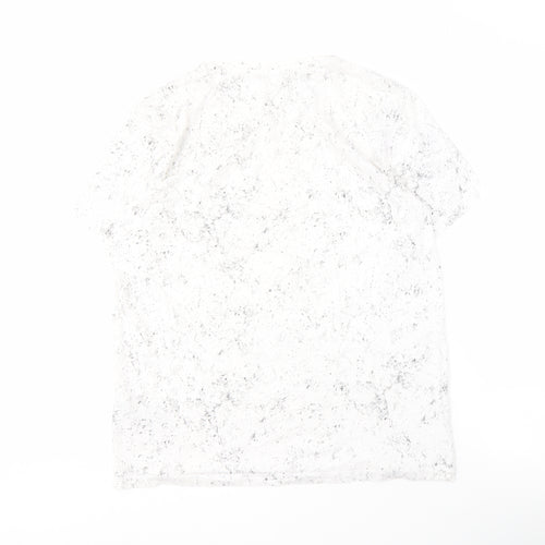 Jack & Jones Men's White Graphic Print T-Shirt L