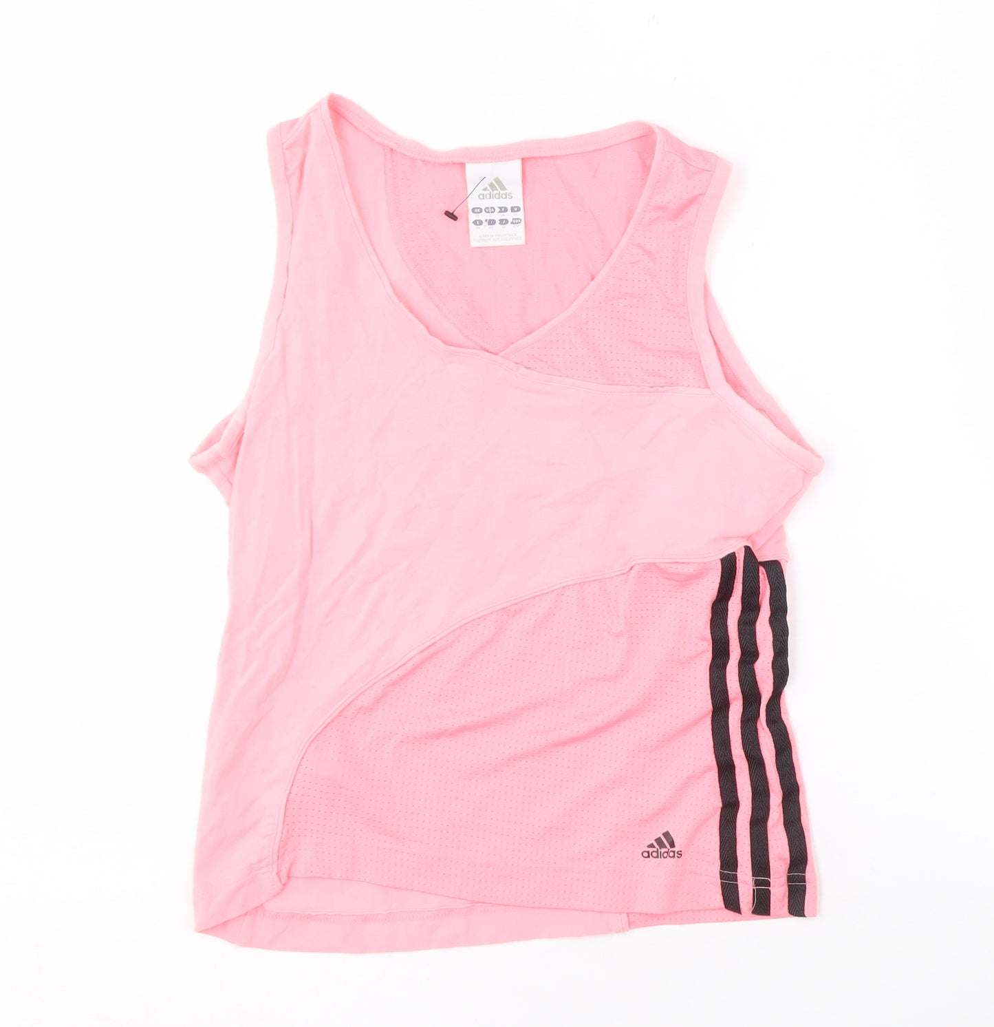 Adidas Women's Pink Tank Top - Size 10