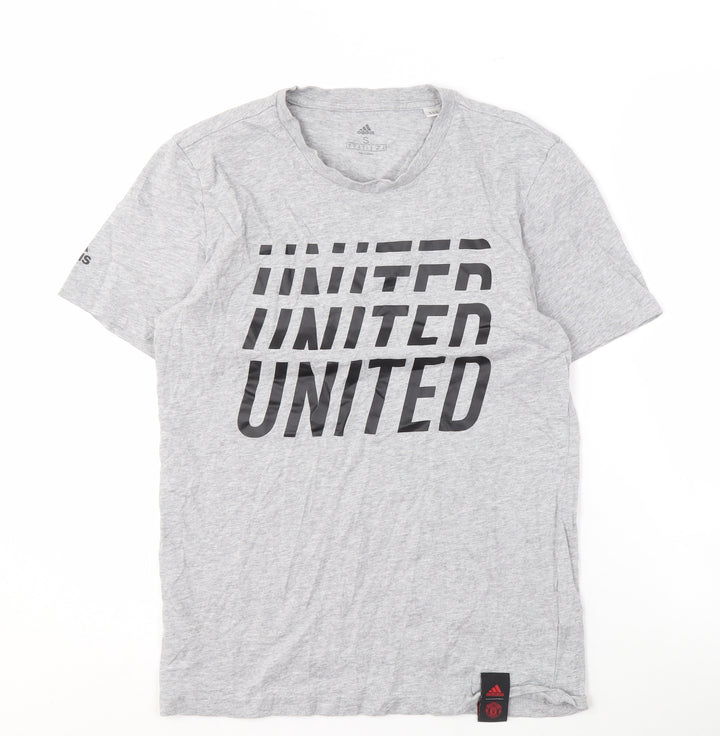 Adidas Men’s Grey S Graphic T-Shirt