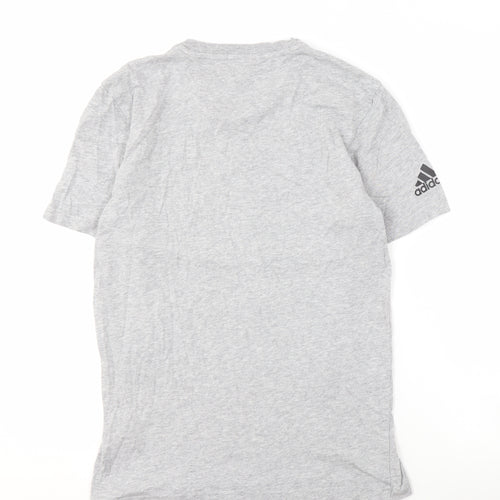 Adidas Men’s Grey S Graphic T-Shirt