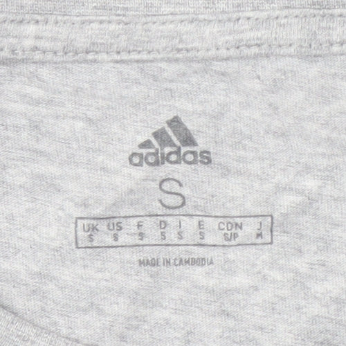 Adidas Men’s Grey S Graphic T-Shirt