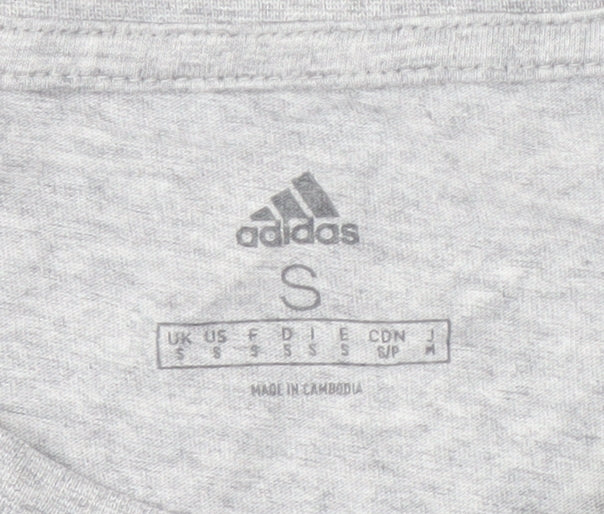 Adidas Men’s Grey S Graphic T-Shirt