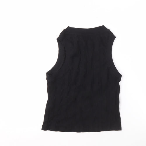 Zara Women’s Black Cotton Tank Top M