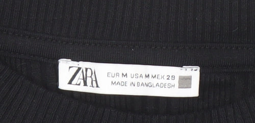 Zara Women’s Black Cotton Tank Top M