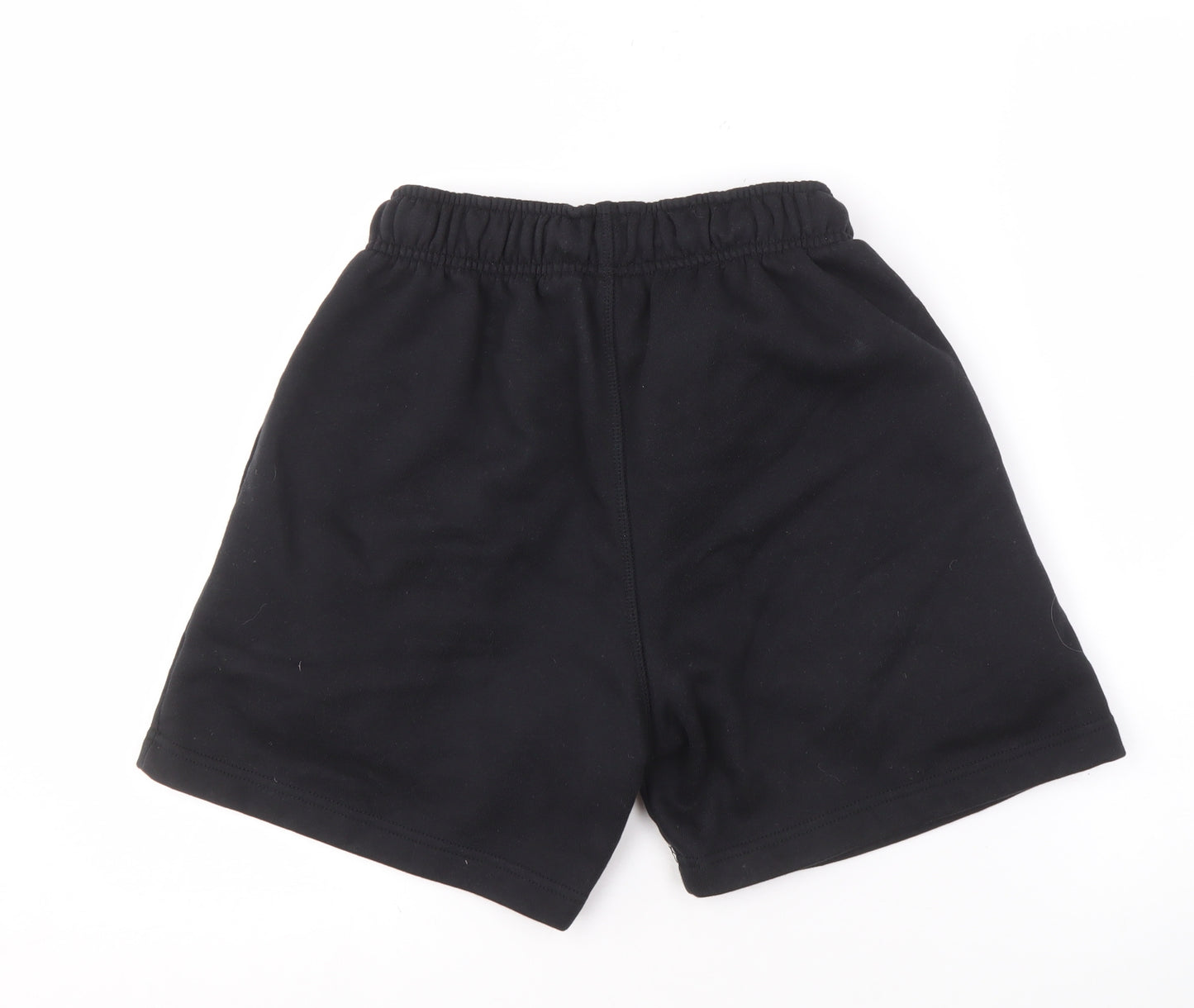 V Women's Black Athletic Shorts, Size S, Elastic Waist