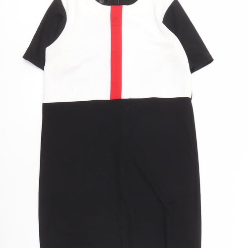 Therapy Women's Colourblock Sheath Dress, Size 12, Elegant