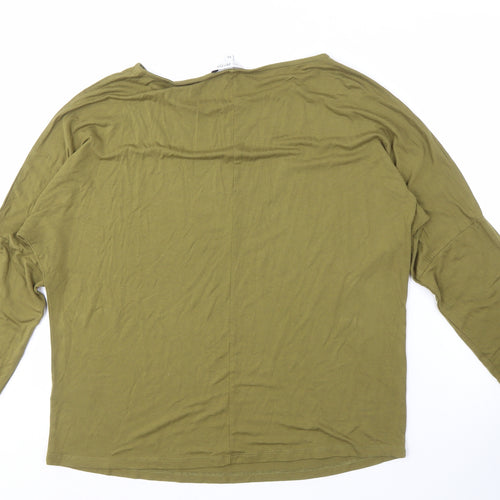 Next Women's Green Glitter Star Long Sleeve Top