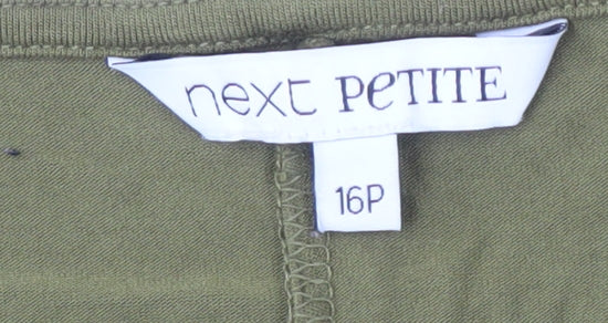 Next Women's Green Glitter Star Long Sleeve Top