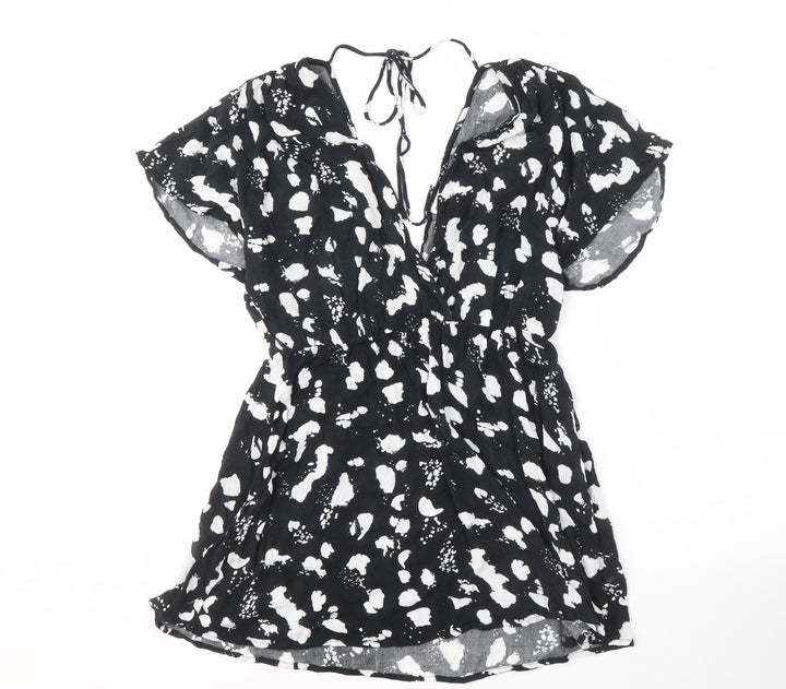 ASOS DESIGN Women's Black Short Dress - Size 10