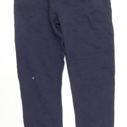 Nautica Blue Jogger Trousers, Unisex M, Cotton, Elastic Waist
