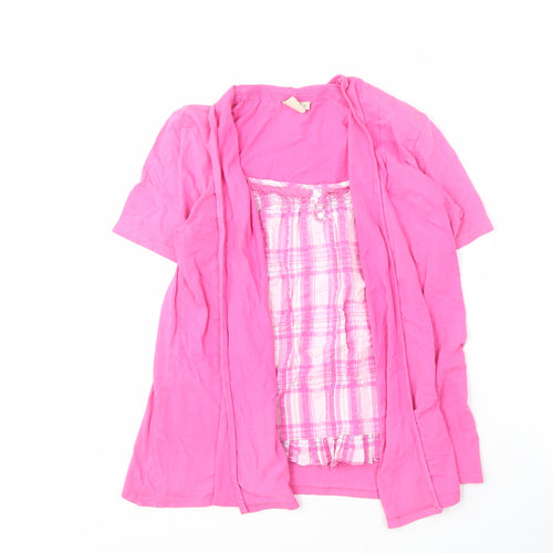 Cotton Traders Women's Pink Button-Up Shirt Size 12
