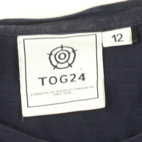 TOG24 Women's Blue Long Sleeve T-Shirt Size 12