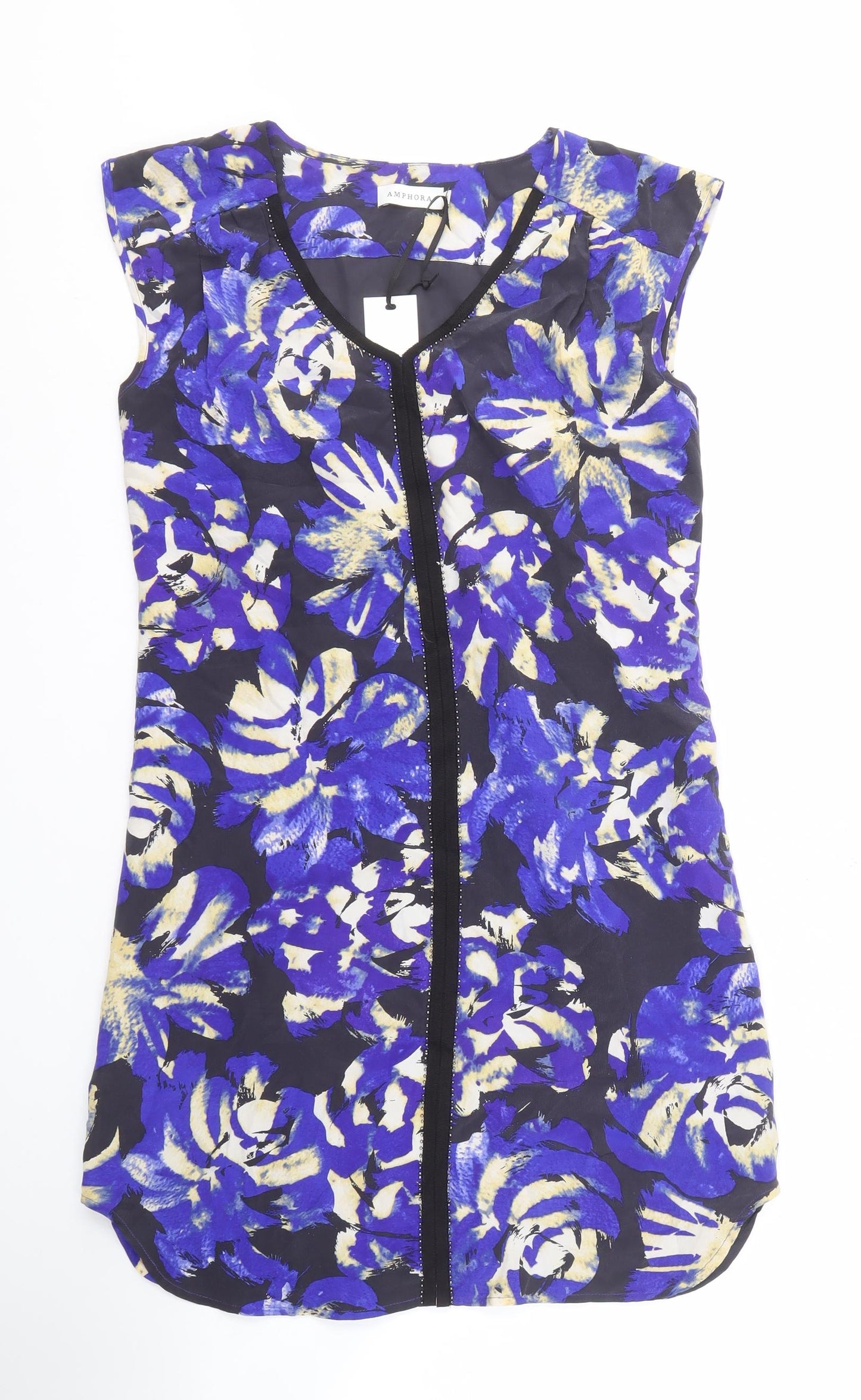 Amphora Women's Floral Silk Dress, Size 8