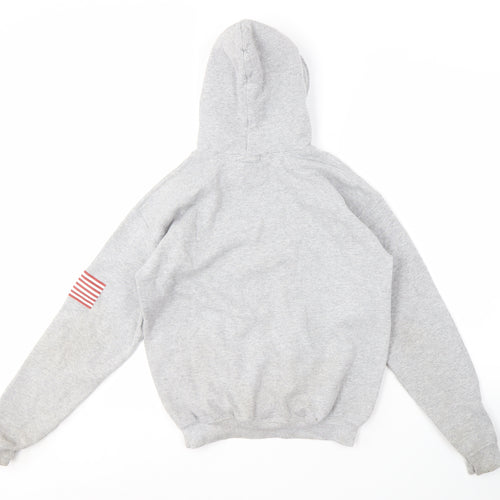 boohooMAN Men's Grey NASA Pullover Hoodie XS