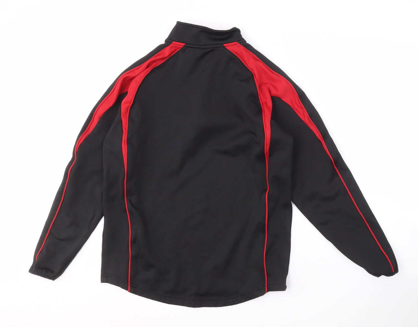 Impact Men's Black Pullover Rugby 1/4 Zip S