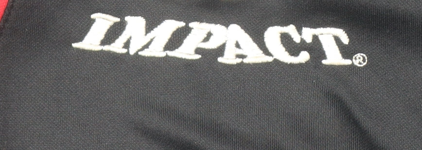 Impact Men's Black Pullover Rugby 1/4 Zip S