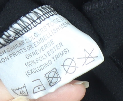 Impact Men's Black Pullover Rugby 1/4 Zip S