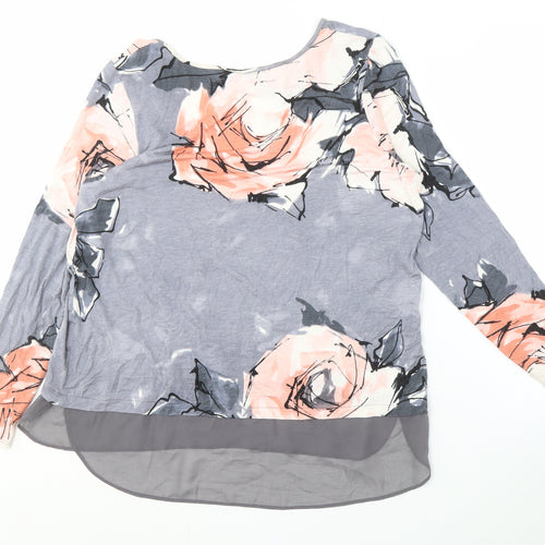 Roman Originals Women's Floral Blouse Size 16 Multicoloured