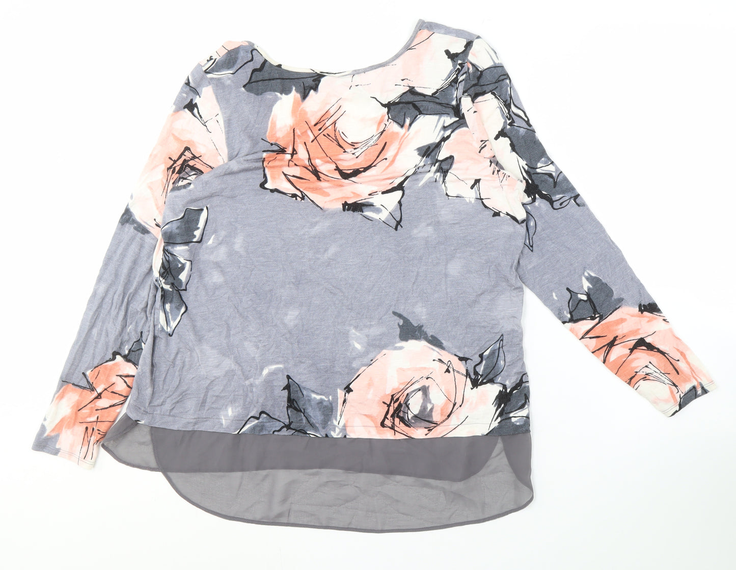 Roman Originals Women's Floral Blouse Size 16 Multicoloured