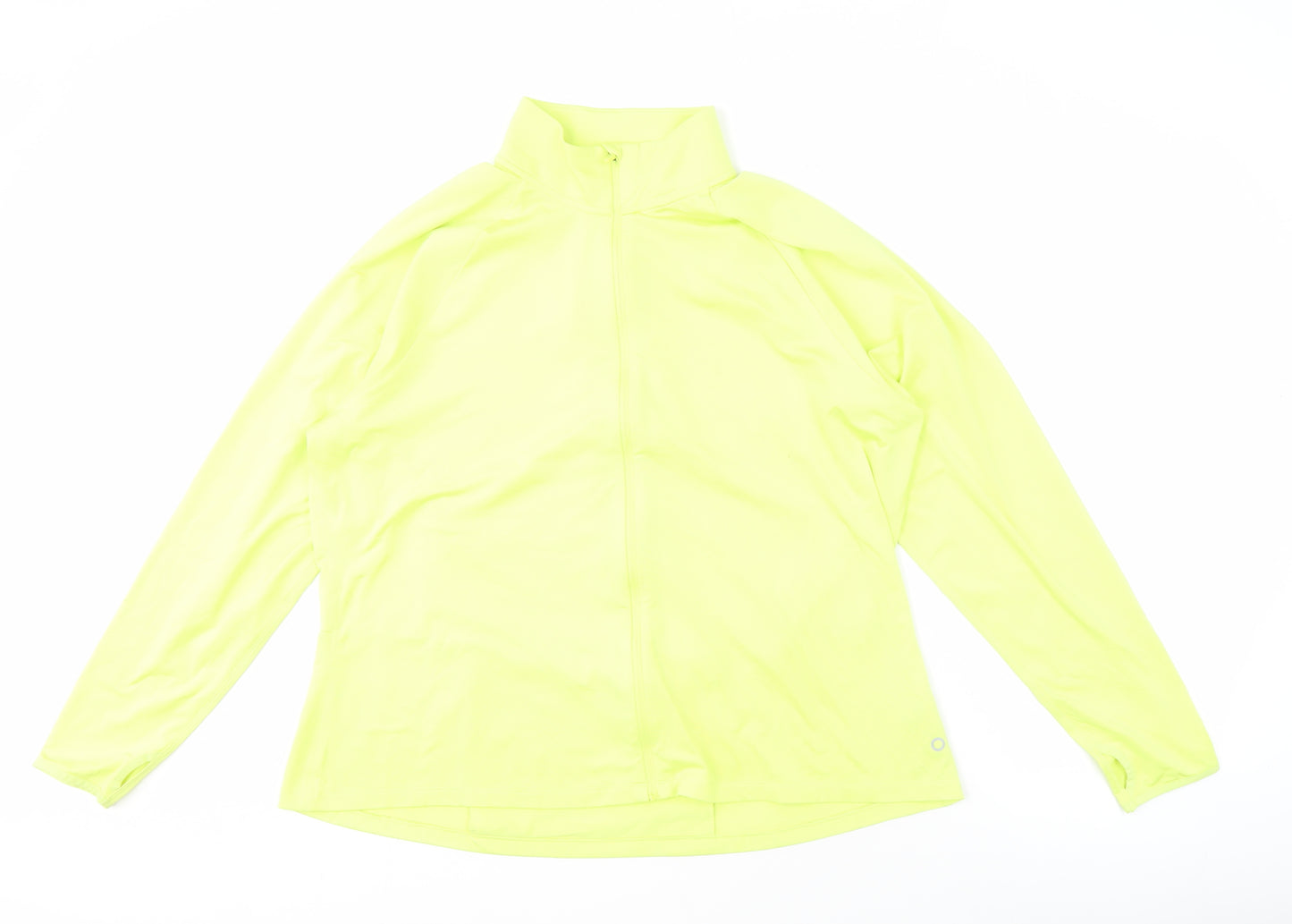 Marks and Spencer Women's Yellow Windbreaker Size 42